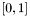 $ [0,1] $