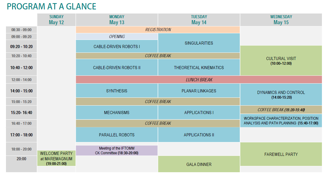 Program at a glance